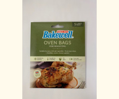 Bakewell Healthy Cooking Oven Bags Large 3-5kg 5 Bags 
